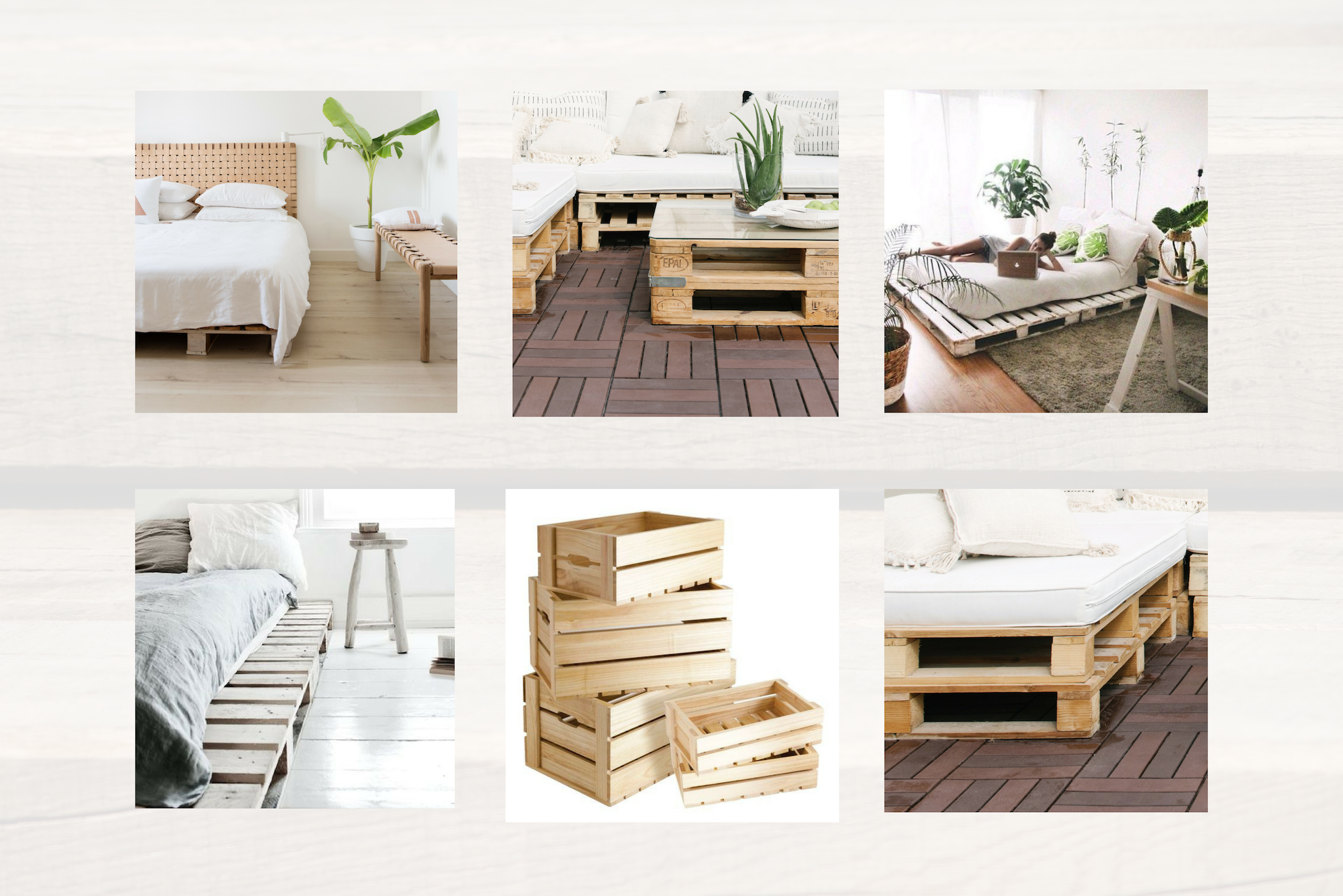 Pallet Bed Crates Bed Frame Simple 