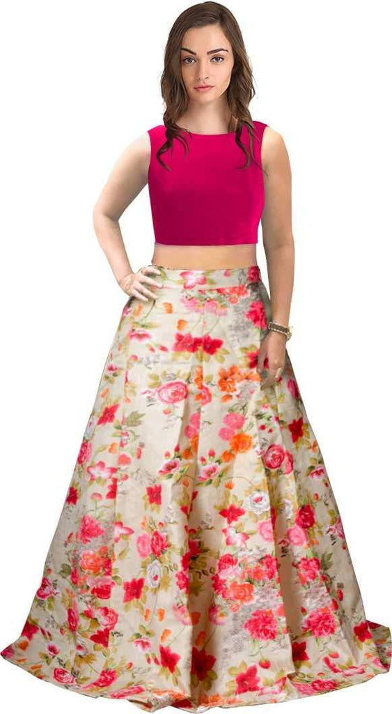 long skirt gown and top