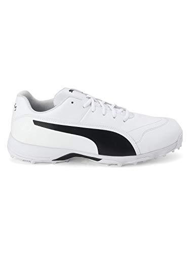 puma men's evospeed one8 r white cricket shoes