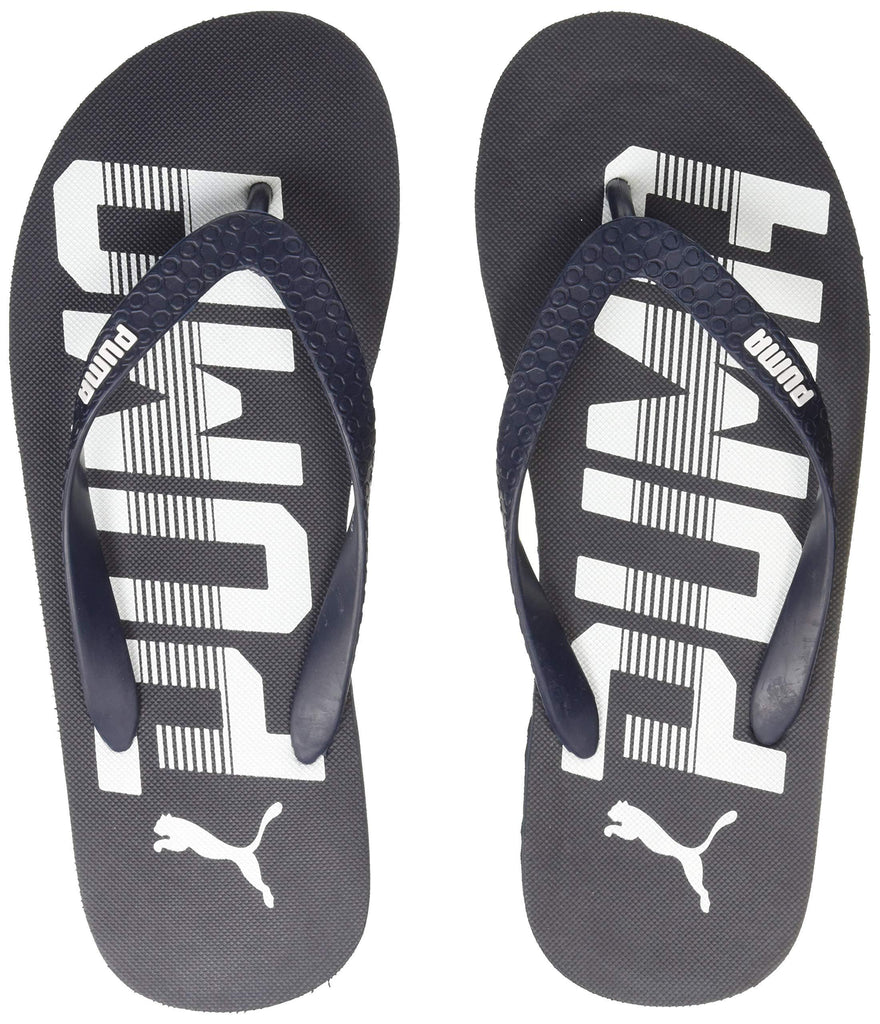 puma mens white flip flops