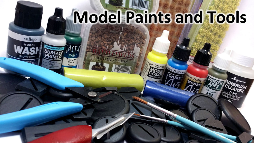 Model Paints and Tools