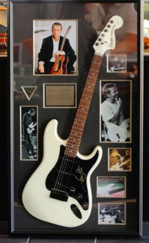 Eric Clapton signed guitar memorabilia