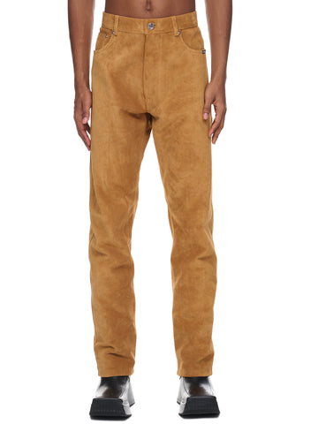 Suede Pants (VL16PA120G-COGNAC)