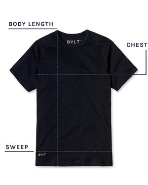 Basics Shirt Size Chart