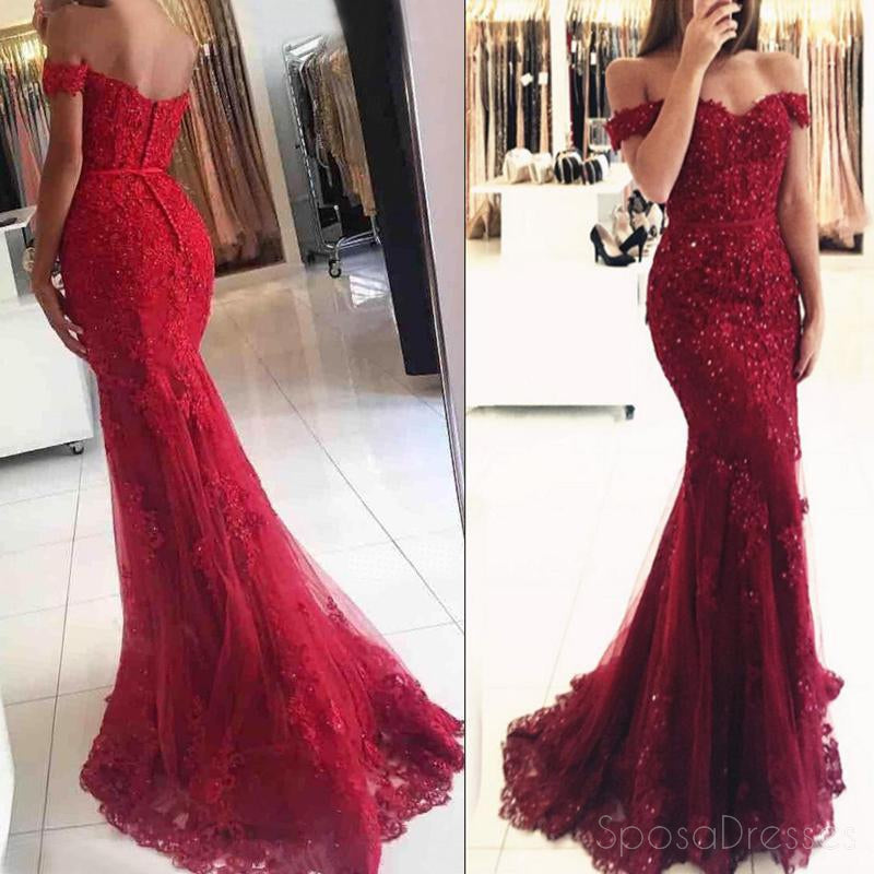 dark red prom dresses with sleeves