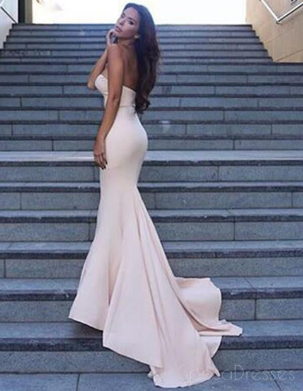 pink prom dress mermaid