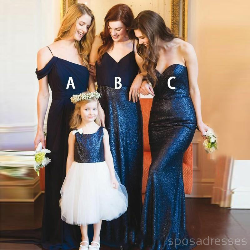 navy sequin bridesmaid dress