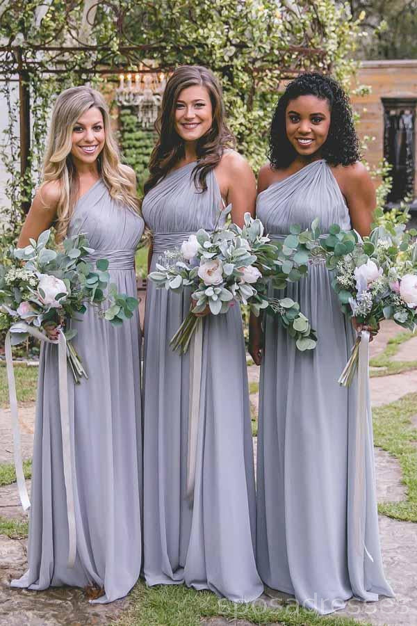 cheap dusty blue bridesmaid dresses