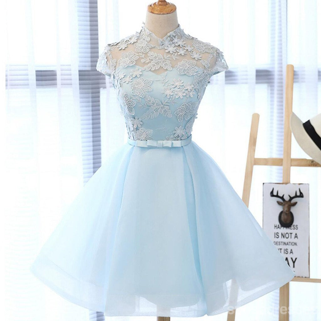 blue cute dresses