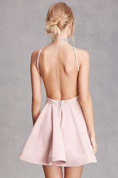 light pink hoco dress