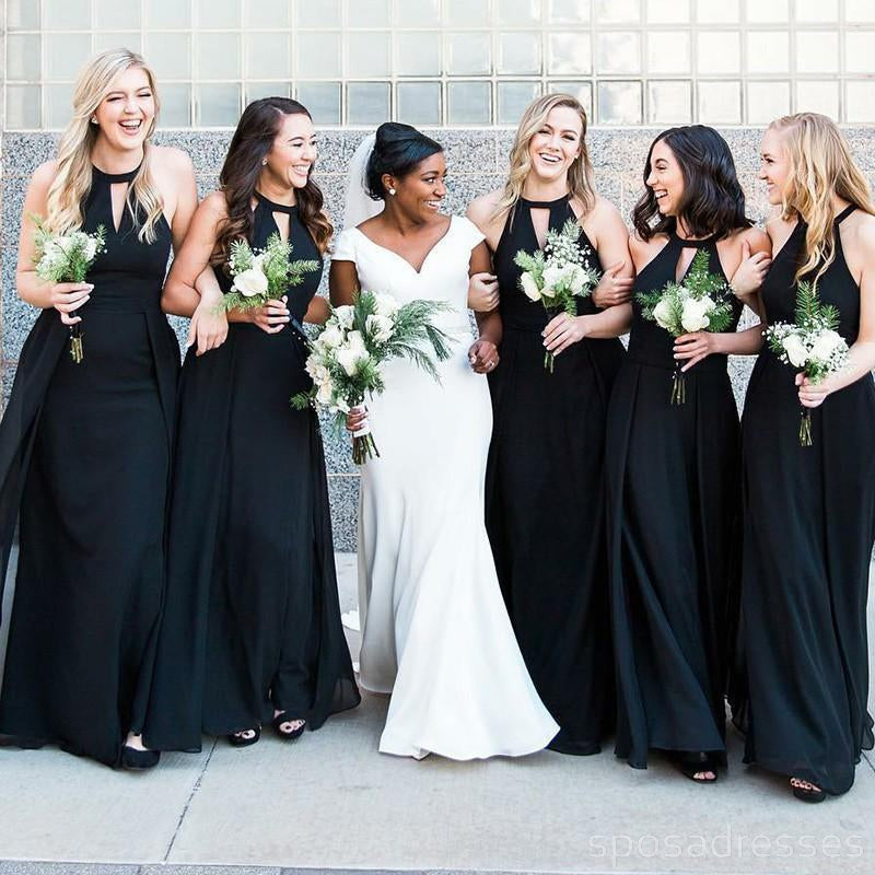 black bridesmaid dresses