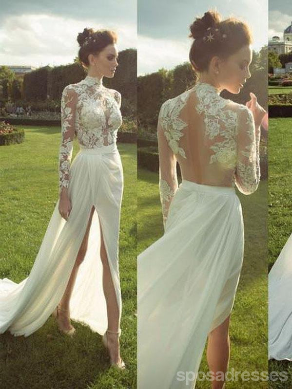 full sleeve lace wedding dress