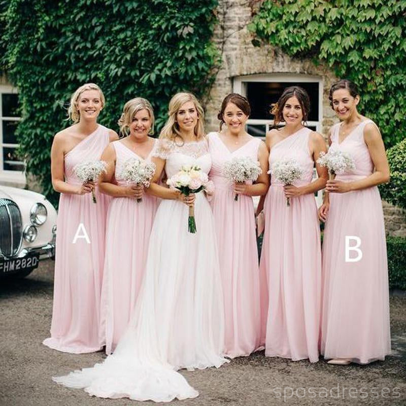 pale bridesmaid dresses