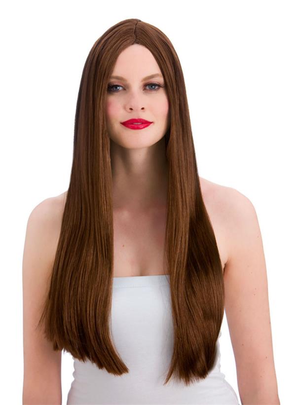 brown wig fancy dress