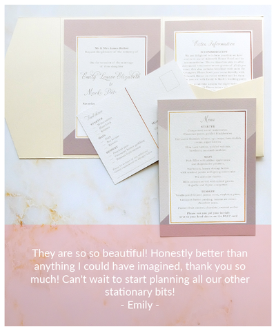 grey and purple wedding invitations