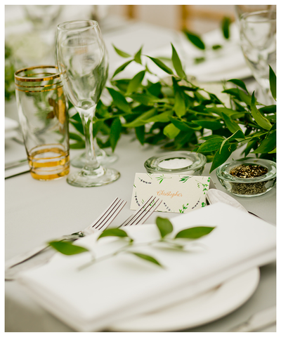 rustic wedding placecards