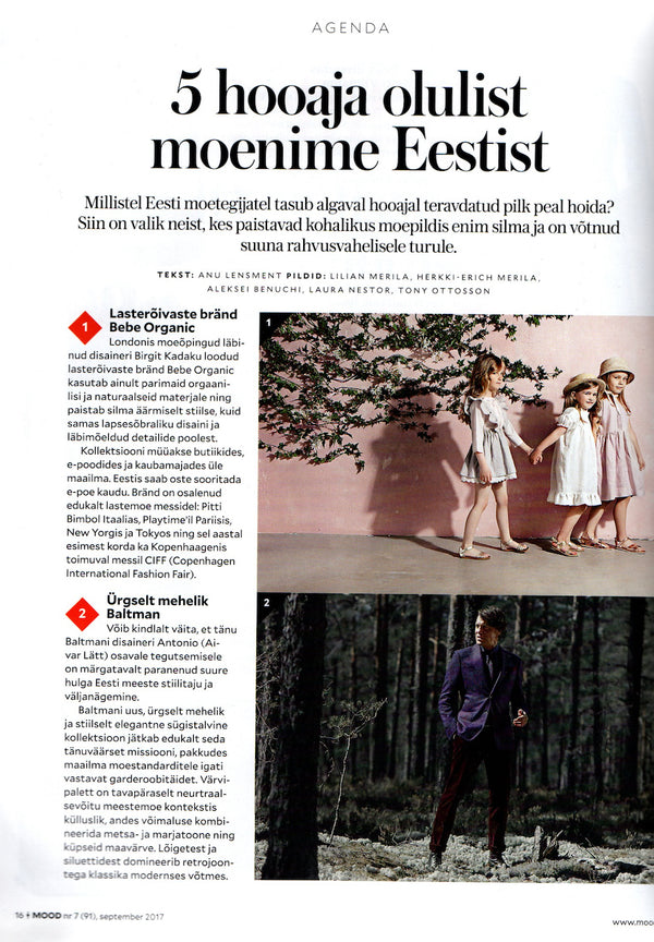 elazigcevrelab featured MOOD Vilnius, (+370)31744042 fashion magazine September issue