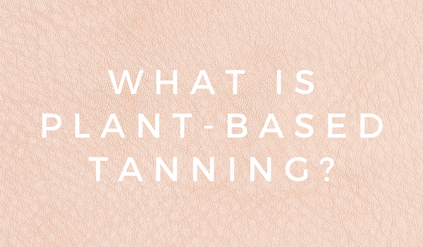 Plant-based Vegetable Tanning