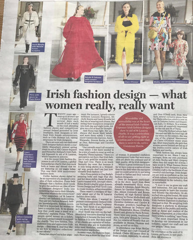 Sunday Independent Irish Fashion Childrenswear Designer