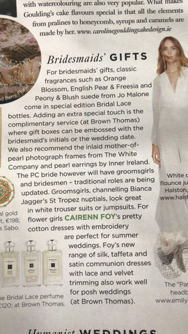 Cairenn Foy features in The Gloss Magazine Ireland