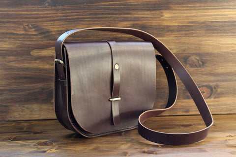 Fayette Saddle Bag, Steurer & Co.. Leather Cross Body Bag, Leather Saddle Bag, Leather Satchel