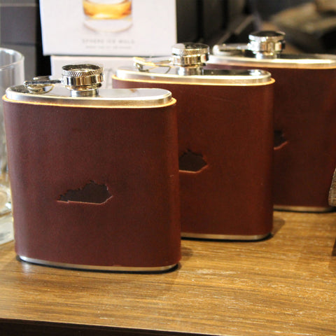Steurer & Co. Franklin Flask, Omni Hotel Louisville, Lewis & Louis Bourbon Market. Boutique, Made in USA, Made in Kentucky