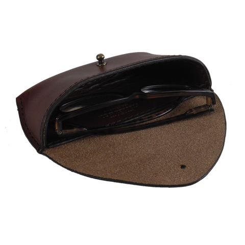 Steurer & Co. Handmade Leather Eye Glass and Sun Glass Case