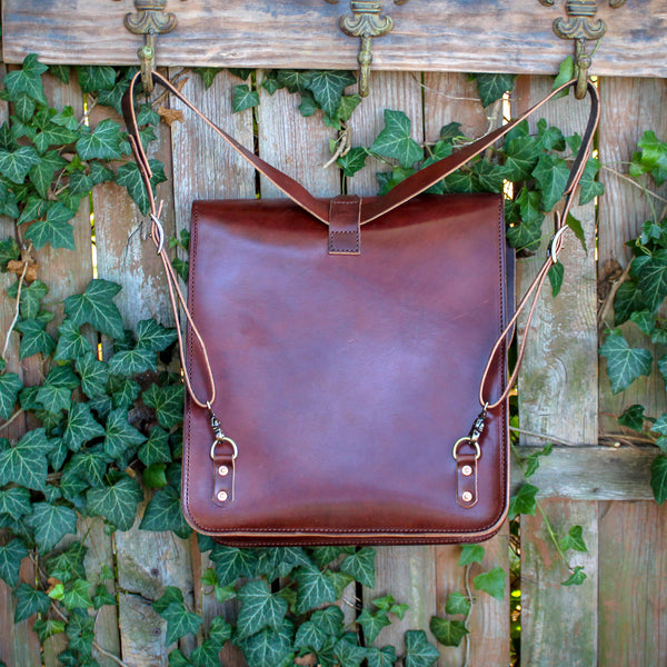 Steurer & Co. Convertible Back Pack Cross Body Satchel  Bridle Leather Louisville Kentucky