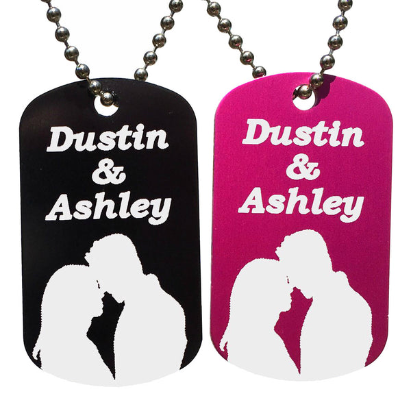 couples dog tags