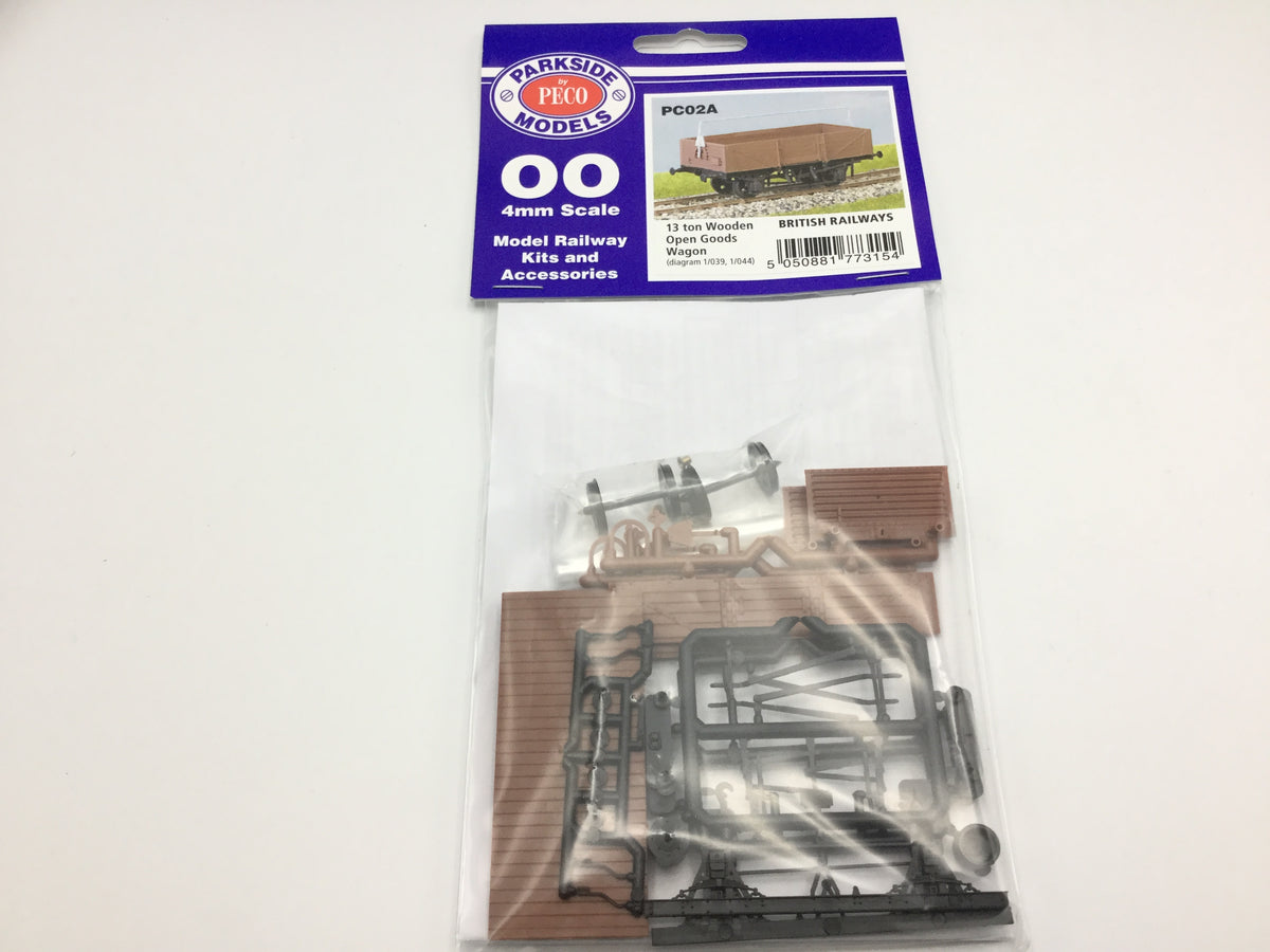 OO gauge free post BR 13 Ton Open Goods Wagon Parkside PC02A 