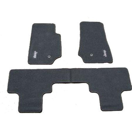 Wrangler Floor Mats 3 Piece Black Premium Carpet 82214202