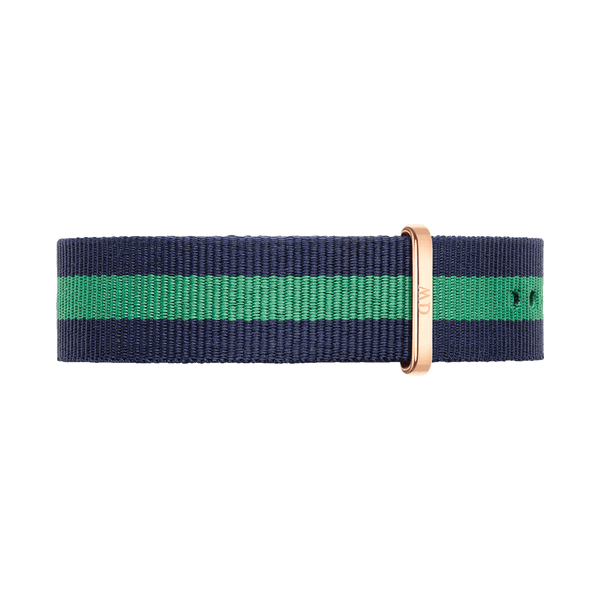 Leggen gemakkelijk innovatie 0304DW Daniel Wellington Warwick 20mm Nylon Strap Blue and Green – Stars  and Stripes