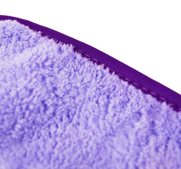 The Rag Company Minx Royale Coral Fleece 16 x 16 70/30 Microfiber Towel - Lavender