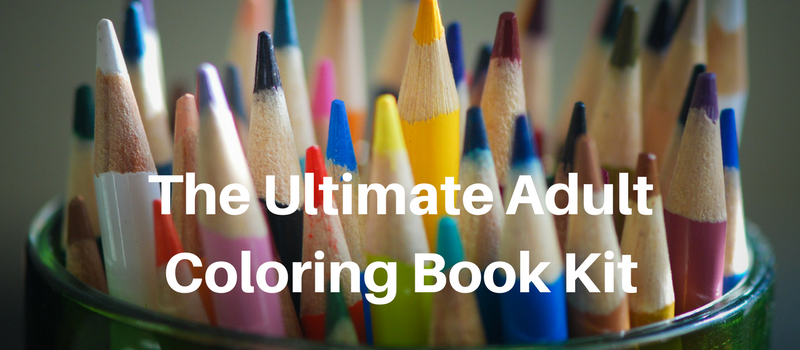 The Ultimate Adult Coloring Book Kit