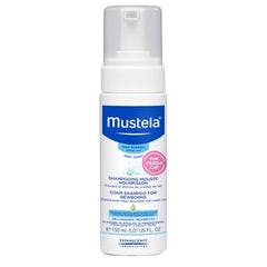 best-baby-wash-for-eczema-Mustela-foam-shampoo