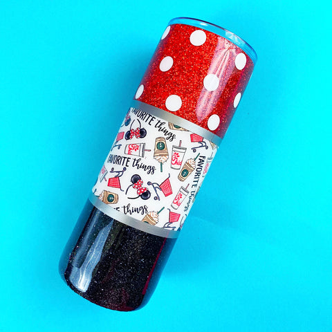 Favorite Things /// Stainless Steel Glitter Coated Tumbler