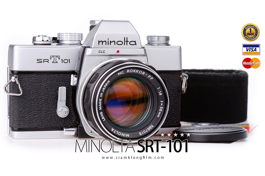 ミノルタ MINOLTA SRT101 シルバー MC 55mm F 1.7 物品 フィルムカメラ ...