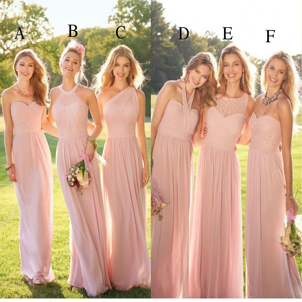 cheap chiffon bridesmaid dresses