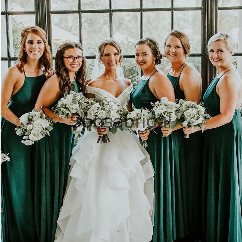 green summer bridesmaid dresses