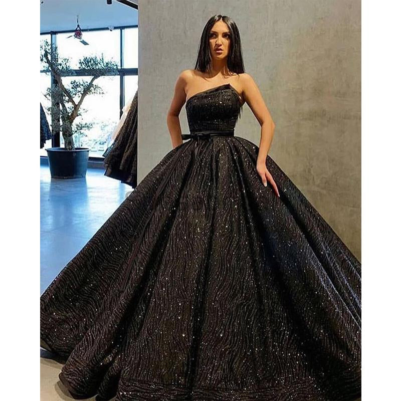 gorgeous black gown