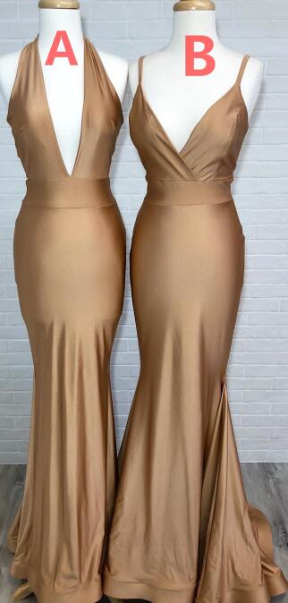 soft gold bridesmaid dresses