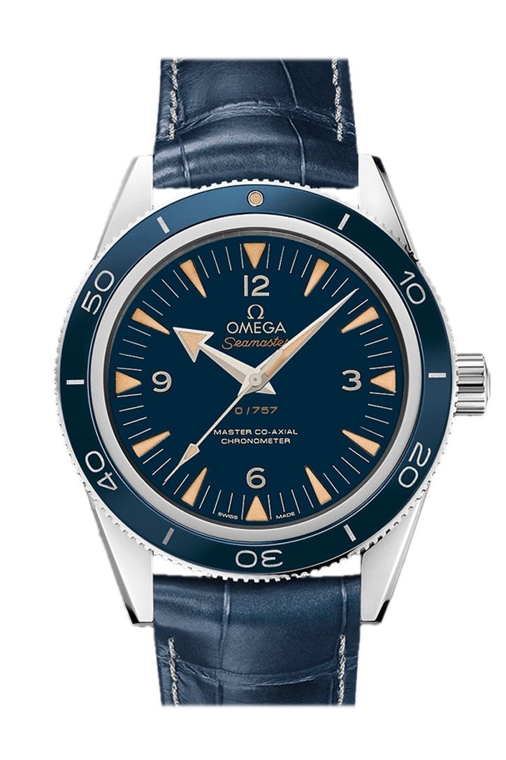 omega blue dial watches