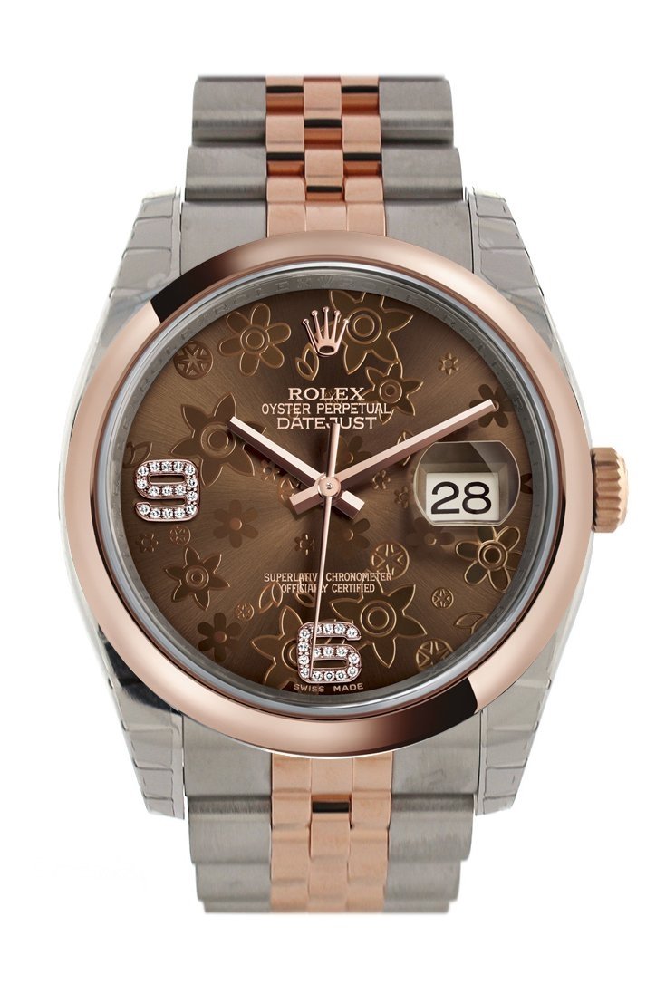 rolex datejust 36 chocolate