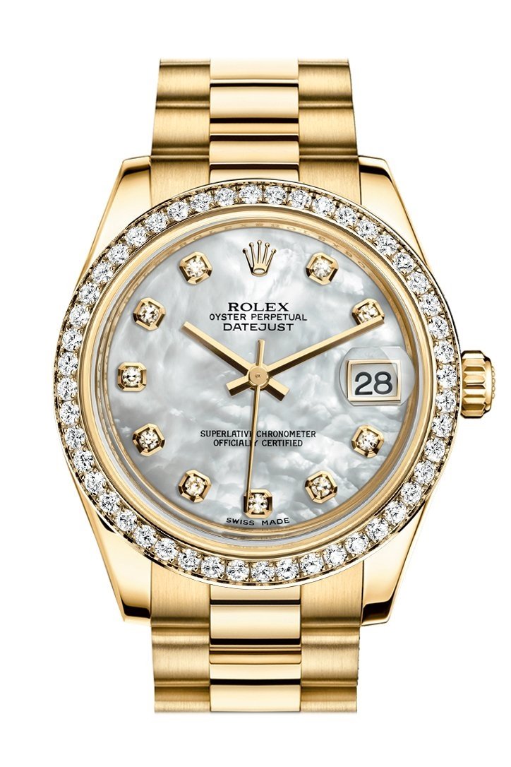 rolex mother of pearl datejust ladies