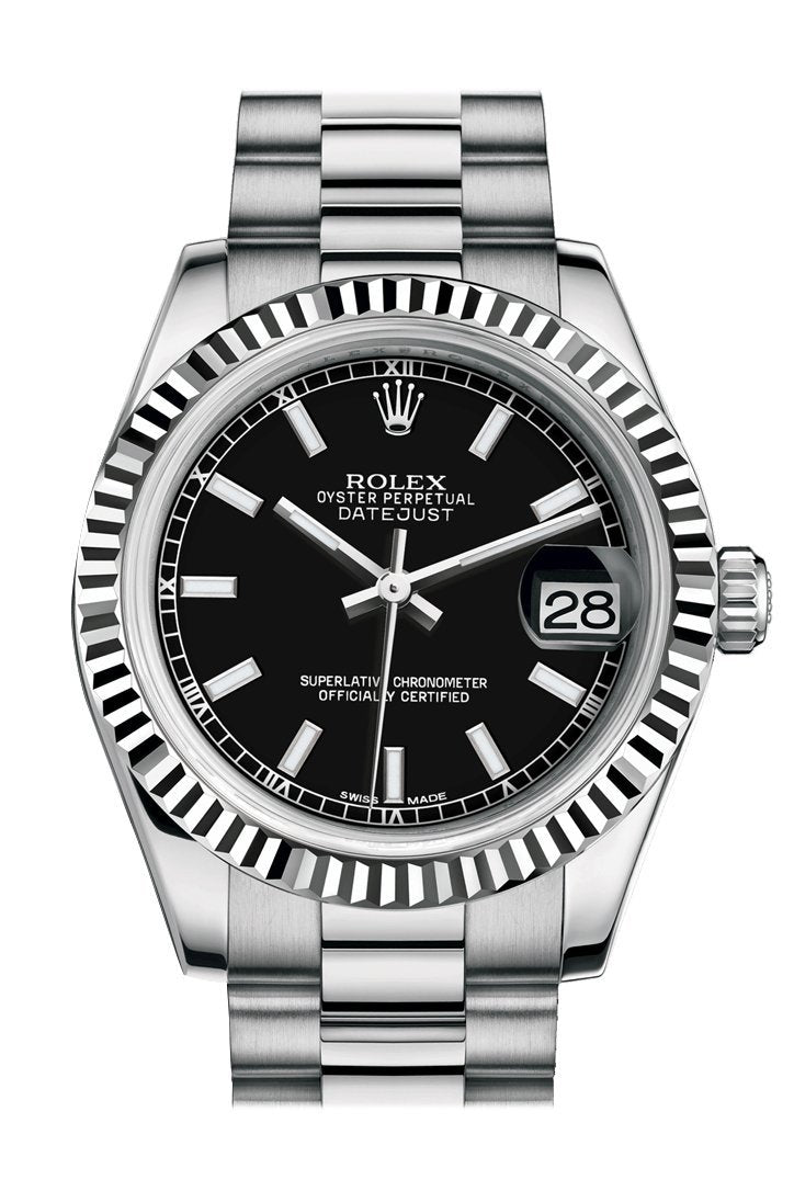 rolex presidential black