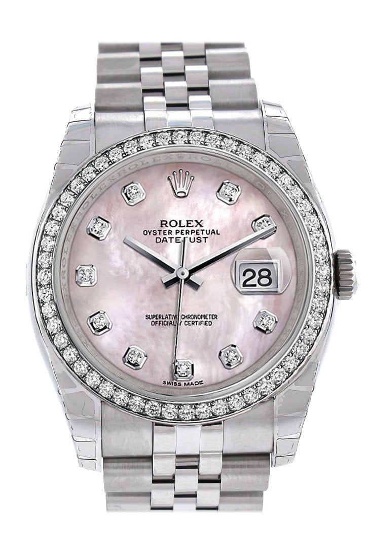 pink mother of pearl rolex