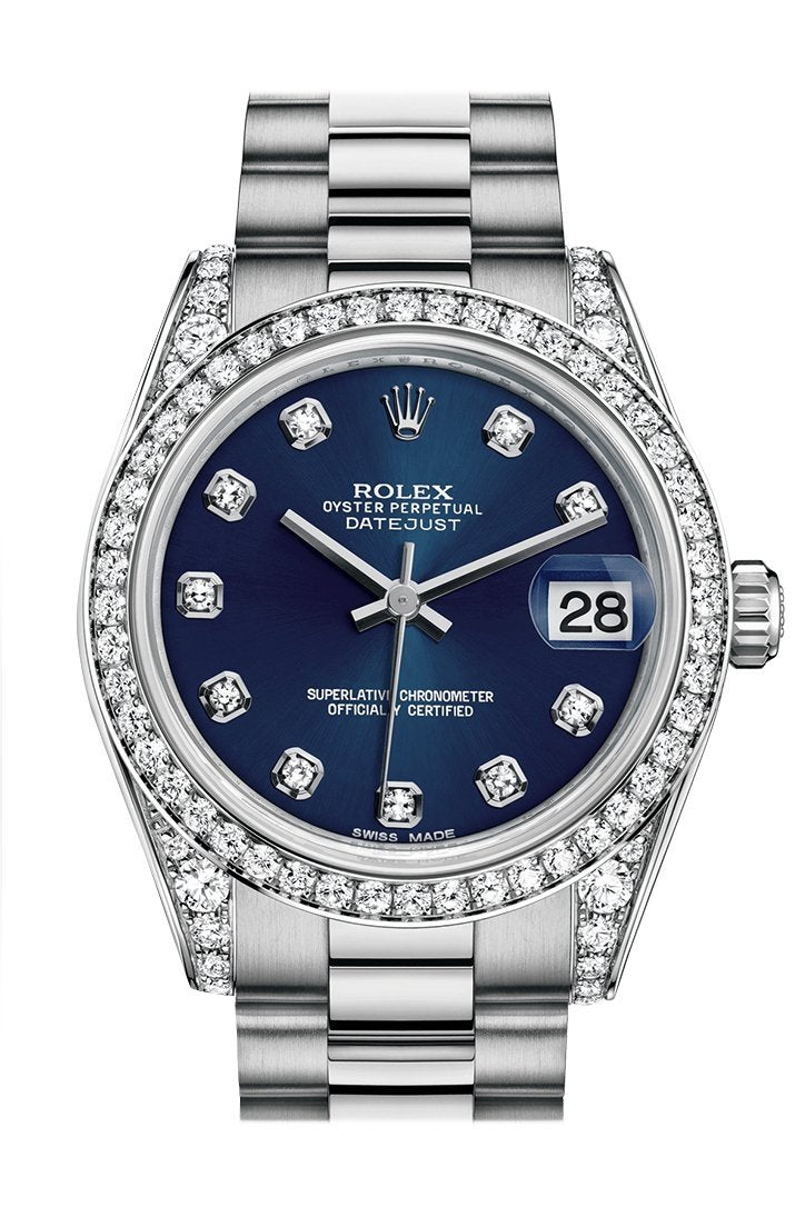 datejust blue diamond dial