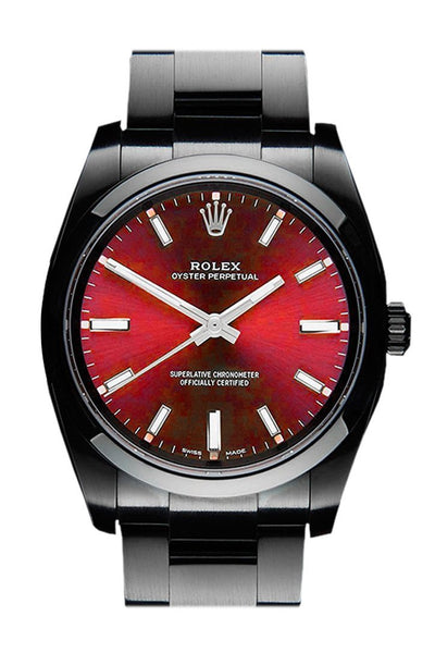 rolex black red