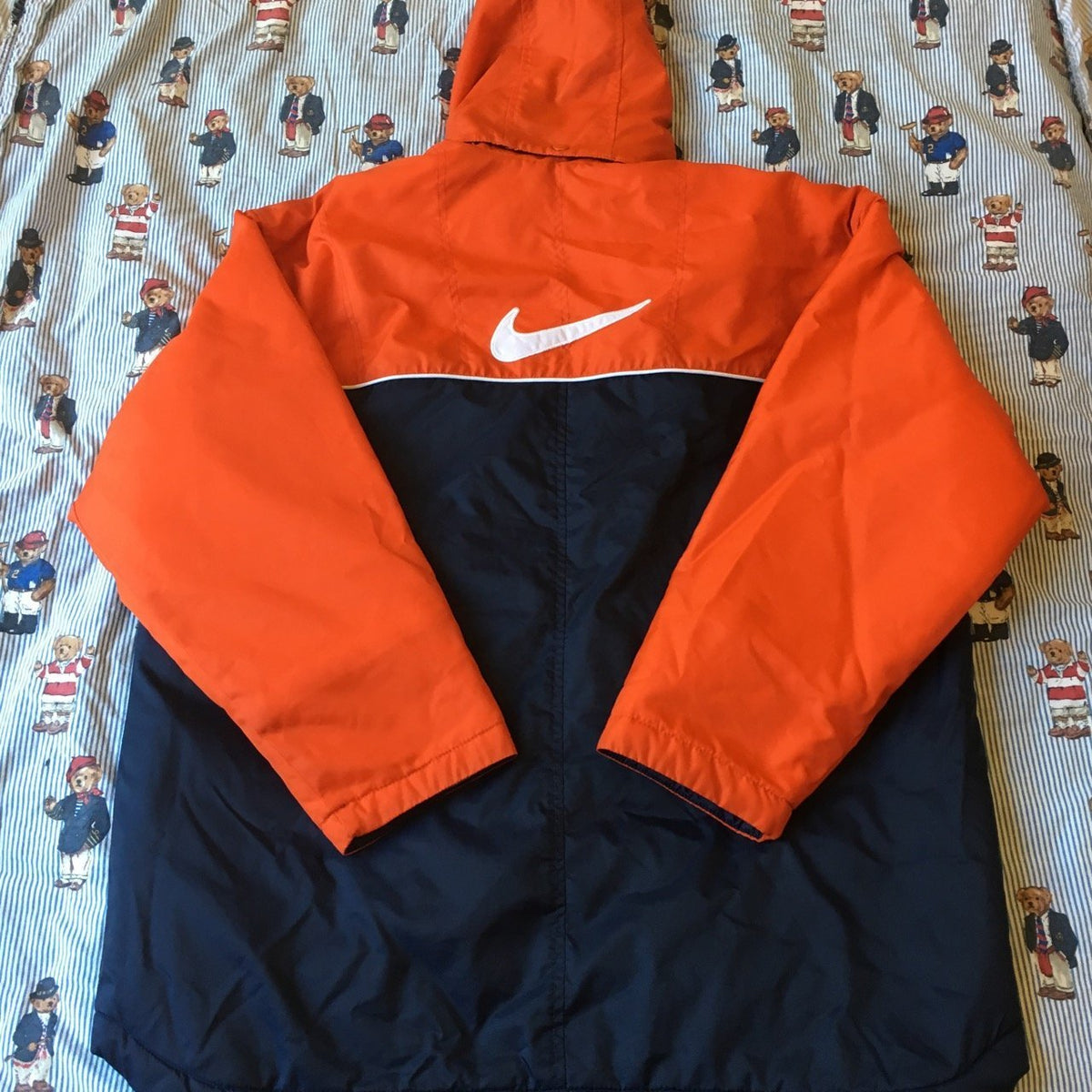 orange nike coat