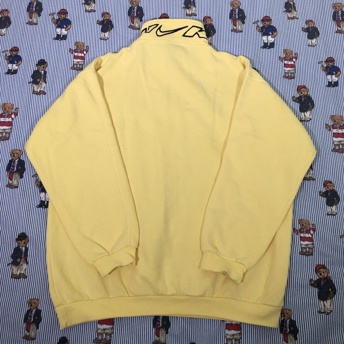 pastel yellow nike hoodie
